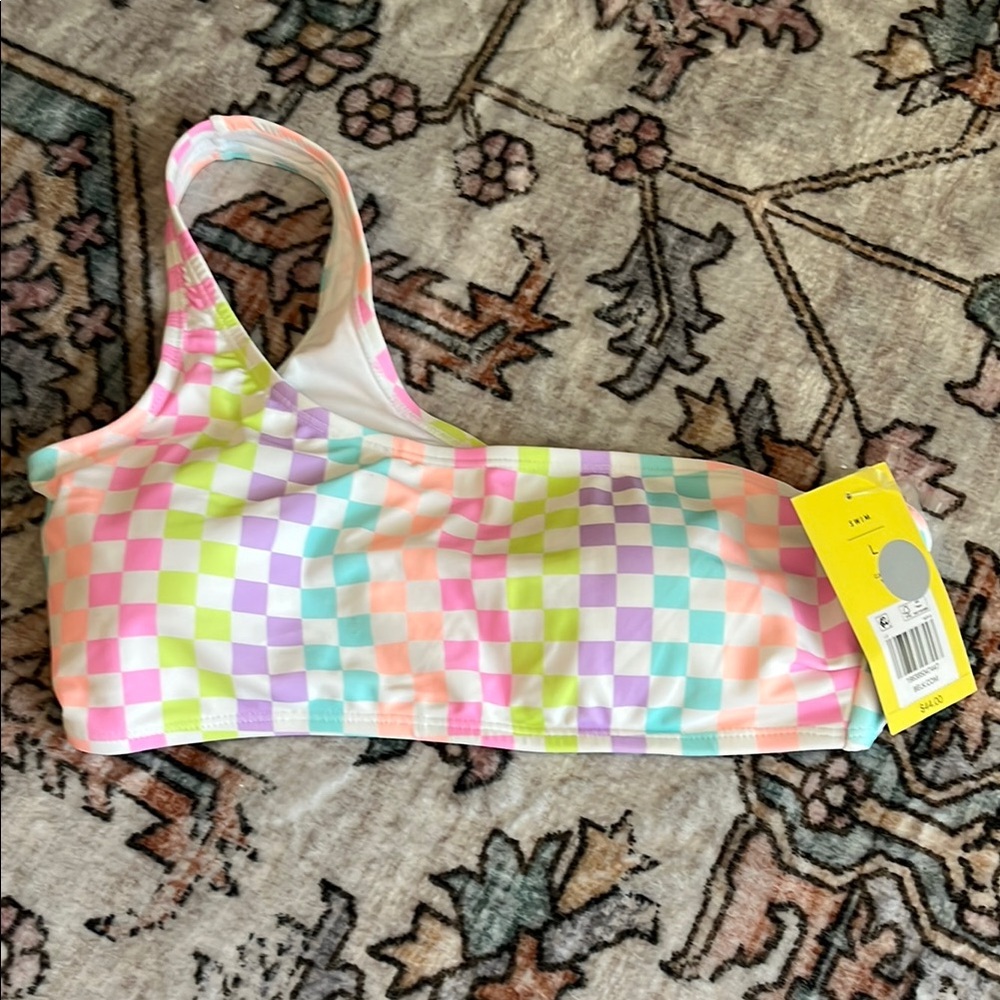 Colorful Checkered Swim Set - Picture 3 of 6